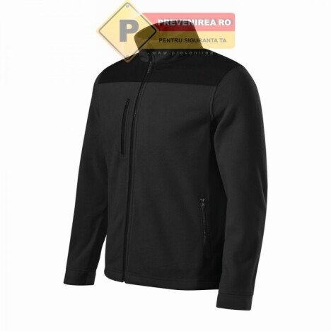 Jachete polar unisex negru pentru protectie